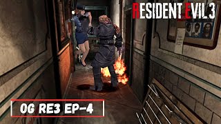 OG Resident Evil 3 1999 Hardcore EP-4 Gameplay Walkthrough