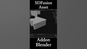 Blenderのアドオン「SDFusion」の紹介動画です。概要欄にURLがあります。#blender #addon #sdfussion