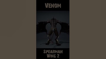 Venom Spearman Wing2 360 #character #rogerkint #3d #animation #gaming #unity #unreal #venom