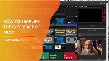 ProPresenter 7 Tutorial: How to make the interface simpler while presenting