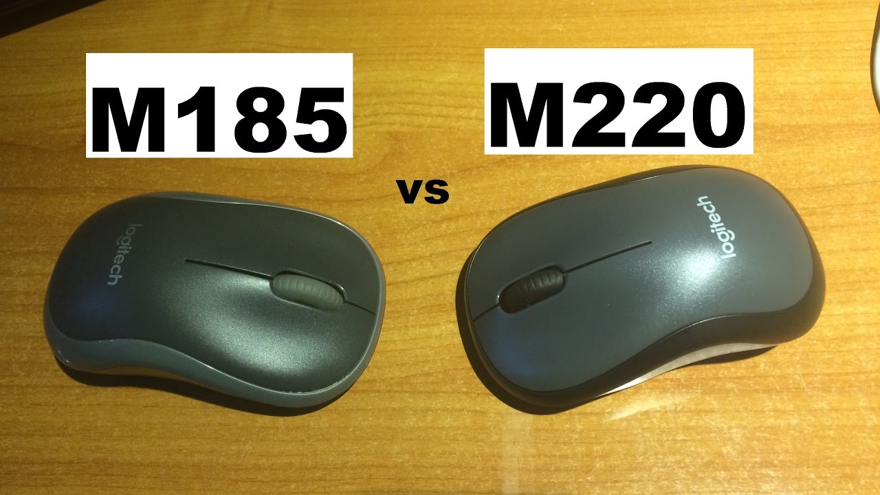 Logitech M185 vs M220 Silent -