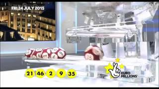 2015 07 24 Euro Millions Number and draw results