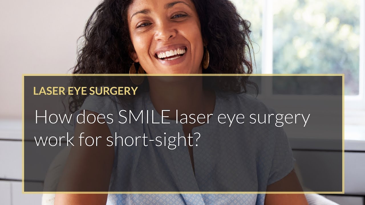 How does SMILE laser eye surgery work for short sight? YouTube