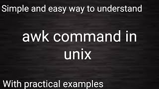 awk command in Unix with options 👩🏫 || very useful command || 2022