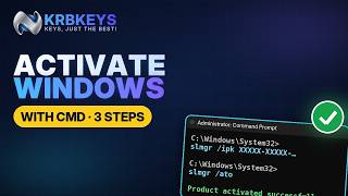 How to Activate Windows 10 & 11 with CMD (slmgr /ipk + /ato) – Step by Step