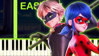 Video thumbnail of "STRONGER TOGETHER | Miraculous The Movie - EASY Piano Tutorial"