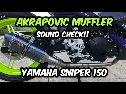 akrapovic pipe for sniper 150