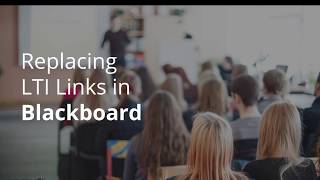 Famous Replacing LTI links in Blackboard Profile