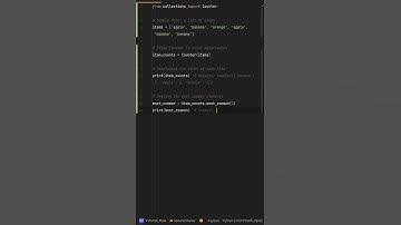 Why is collections.Counter a game-changer? Unlocking Frequency Counting with collections.Counter!