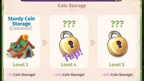 Merge magic! | Level 5 coin storage!