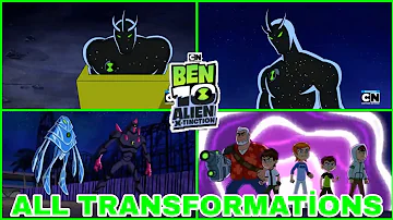 BEN 10 ALİEN X-TİNCTİON ALL TRANSFORMATİONS | TÜM DÖNÜŞMELER