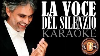 LA VOCE DEL SILENZIO (KARAOKE) chords