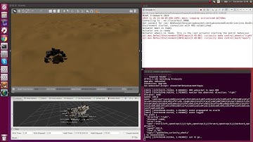 Simulation of the Mars Curiosity Rover with the log option of ROSMonitoring