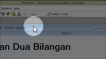 Tutorial "Membuat Program Perkalian Dua Bilangan" (Visual Basic)