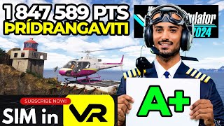 Msfs 2024 - 1,847,589 Points Thridrangaviti H125 Precision Landing - Near World Record Pridrangar