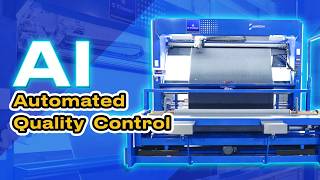 Custom AI Fabric Inspection Machine: Auto Detect, Mark, Weigh & Cut in One Stop!