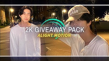 "2K GIVEAWAY PACK" ALIGHT MOTION (CC, TRANSITIONS, SHAKES, ZOOM, EFFECTS, PANNING, TEXT)