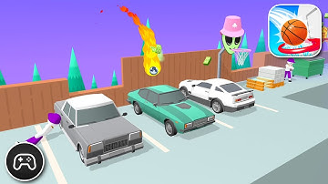 Bounce Dunk - Gameplay Walkthrough Part 69 - Puzzle Game Levels 239-242 (iOS, Android)