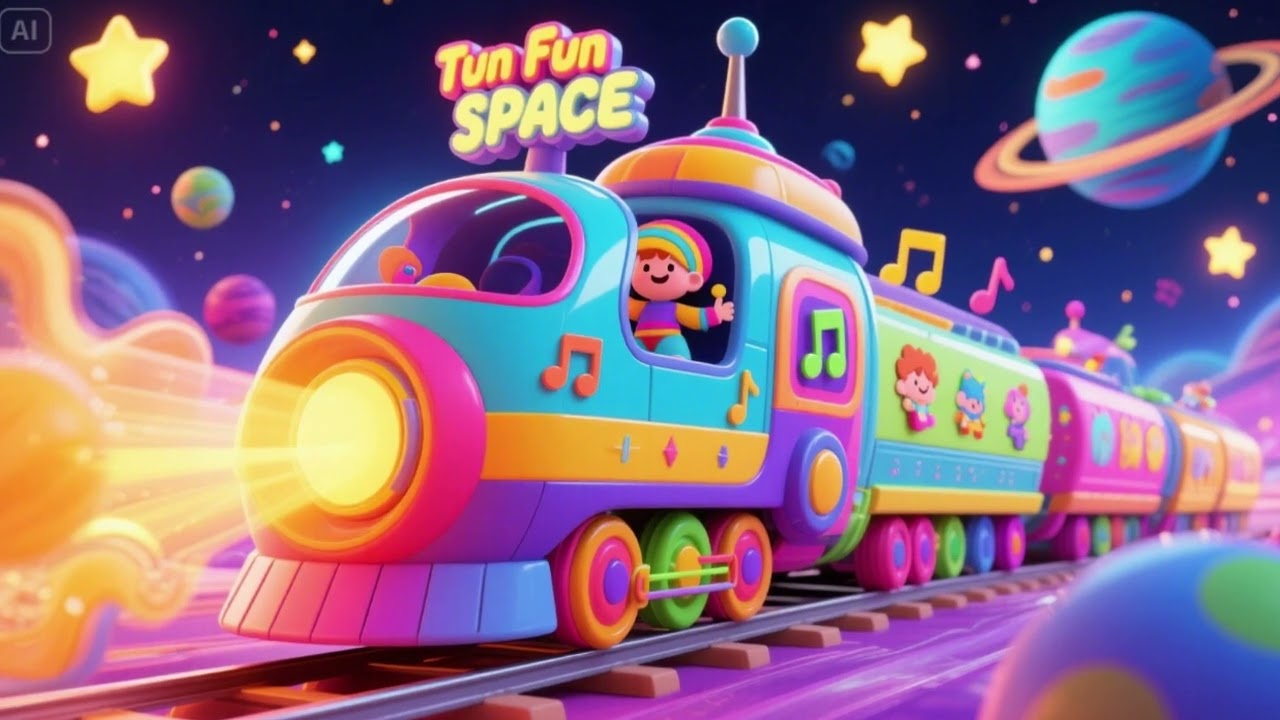 "The Fun Space Train 2 🌟 | Journey to the Candy Comet!"