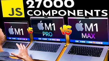 HUGE javascript build | m1 pro/max macbooks compared