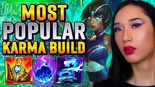 This is the MOST POPULAR Karma build according to OP.GG