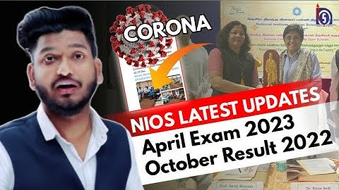 Nios Big Latest Updates October result 2022 & April Exam 2023 | Grace Marking | TMA | Practical