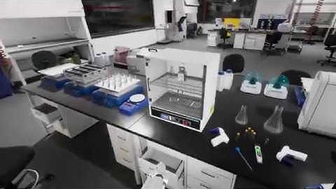 VIRUS LABORATORY scene | VR interactive DEMO | Unreal Engine 4 | Marketplace | 3D asset | MODULAR
