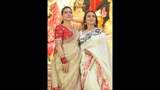 UNCUT : Kajol and Rani Mukherjee bringing best sister Bond at Durga Puja