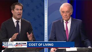 Ed Markey-Seth Moulton Senate debate on Boston 25: How will you reduce the cost of living?