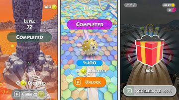 Rollance Speed run Level 72 VS Action Balls Level 61 VS Going Balls Level 127 #indonesia #brazil