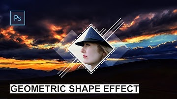 Photoshop CC Tutorial - Geometric Shape Effect