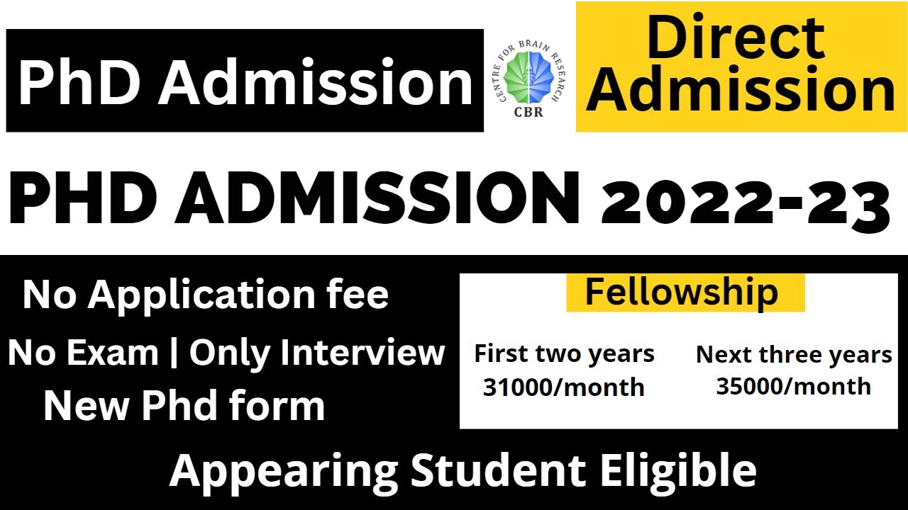 New Phd Admission Notification Direct Admission In Phd Cbr Iisc Phd new-phd-admission-notification-direct-admission-in-phd-cbr-iisc-phd
