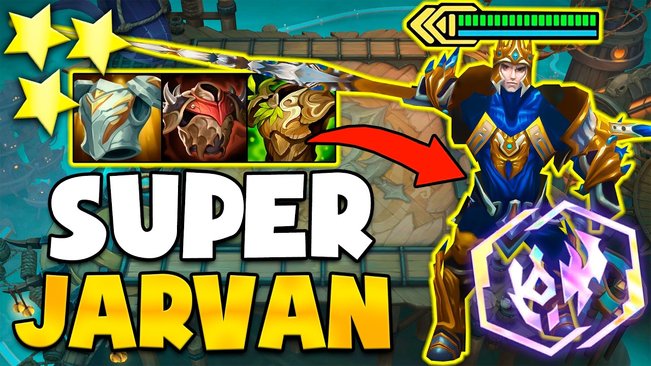 ⭐⭐⭐ ¡JARVAN al 3! APRENDE su AUMENTO DE HÉROE - TFT Set 16