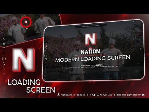 [STANDALONE] FiveM Modern Loading Screen