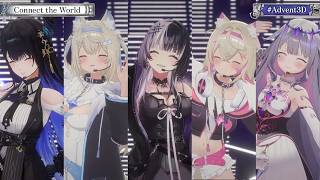 Nerissa, Fuwamoco, Shiori & Biboo (Advent) Sing Connect The World 【holoAdvent 3D Collab】