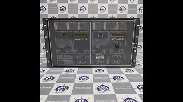 KONGSBERG NORCONTROL AUTOMATION DGU8800E DIGITAL GOVERNOR UNIT TESTING VIDEO