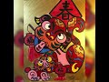 Acrylic Painting : Lunar New Year - Year of Dog