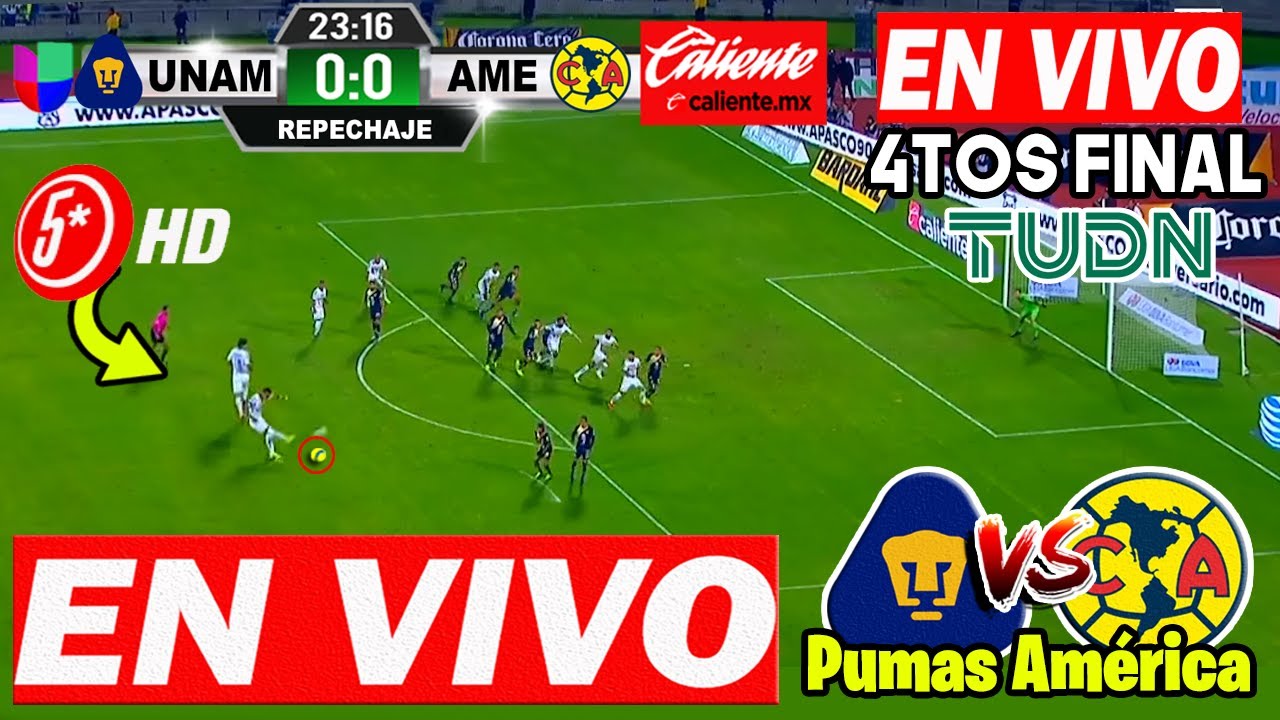 Beperkingen pensioen onvoorwaardelijk 🔴 Pumas vs América EN VIVO | TUDN | ✓ 4TOS FINAL | América vs Pumas Donde  Ver Hoy 4tos de final HOY - YouTube
