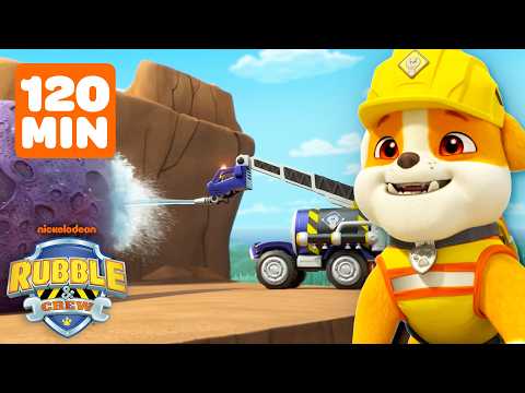 Rubble's BEST Builds, BIG Trucks, & Teamwork Rescues 🏗️🚚 | 2 Hours | Rubble & Crew
