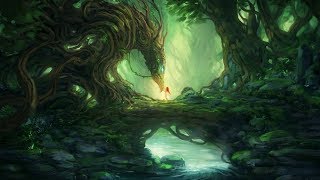 Peaceful Fantasy Music - &quot;Visit in the Forest&quot; | Harp Music, Magic Forest Music, Celtic Music