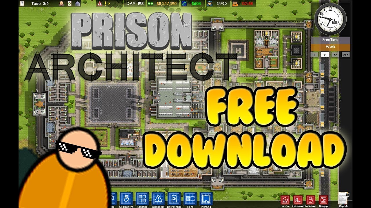 prison architect pc magnet download