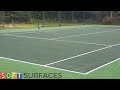 Tennis Court Surfacing Rejuvenation in Woking, Surrey | Clean & Paint Job