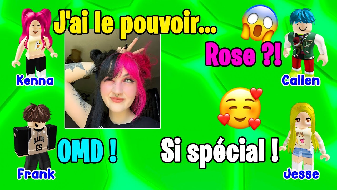 HISTOIRE ROBLOX | Ma couleur de cheveux spéciale a changé toute ma vie 🍒