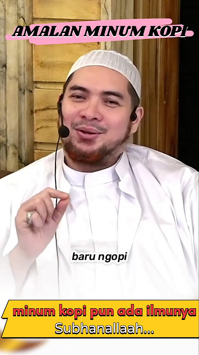 The practice of drinking coffee, Subhanallaah, there is knowledge in just drinking coffee. #advic...