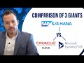 SAP S/4HANA vs Oracle ERP Cloud vs Microsoft Dynamics 365: How to Compare Leading ERP Systems