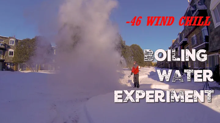 Polar Vortex in Chicago - Boiling Water Freezing in Mid Air And Deflating Balloon Experiments