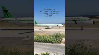 I heard this is a rare plane! #fypage #airplane #transavia #a321neo #retrolivery #rho #planespotting