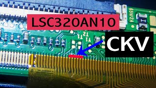LED TV Panel Repair by CKV line cut#LSC320AN10-HO3