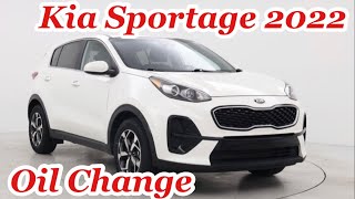 Kia Sportage 2022 OIL CHANGE #kia #kiasportage2022