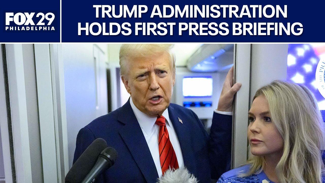 Trump admin's first White House press briefing | FOX 29 News ...